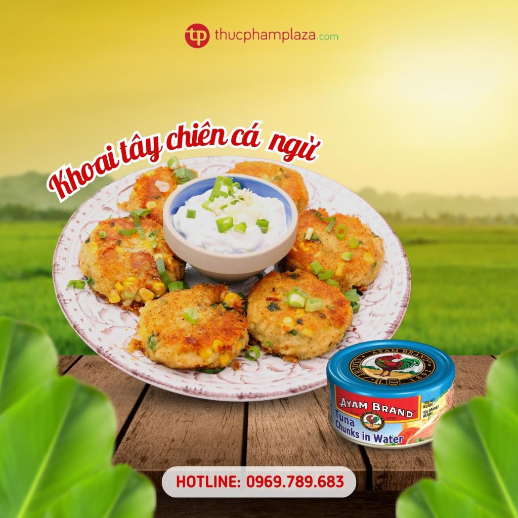 Khoai tây chiên cá ngừ 