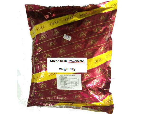 Lá thơm khô hỗn hợp Atlas Mixed Herb Provencal - bịch 1Kg 1 La thom kho hon hop Atlas Herb Provencal bich 1kg 1