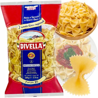 Nui nơ Farfalle Divella số 85 gói 500g 2 Nui nơ Farfalle Divella số 85 gói 500g