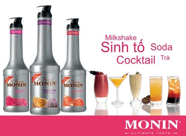 Khuyến mãi hấp dẫn cho Monin Puree Strawberry & Blueberry! 1 Monin Puree 1 large