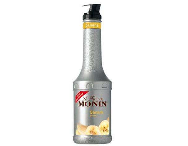 Mứt sệt trái Chuối nghiền Monin Puree - chai 1L 1 Monin Puree Banana 1L