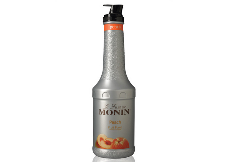 Mứt sệt trái Đào nghiền Monin Puree - chai 1L 1 Monin Puree Peach 1L
