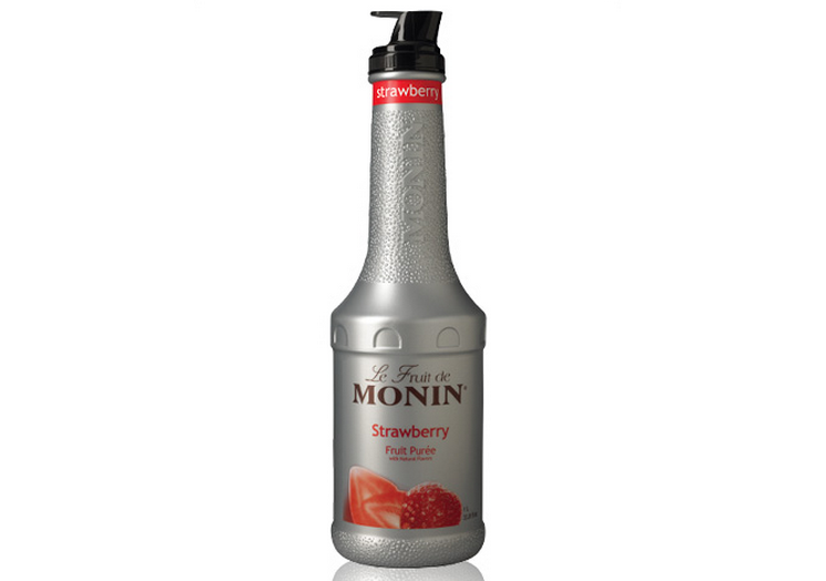 Mứt sệt Dâu tây nghiền Monin Puree - chai 1L 1 Monin Puree Strawberry 1L