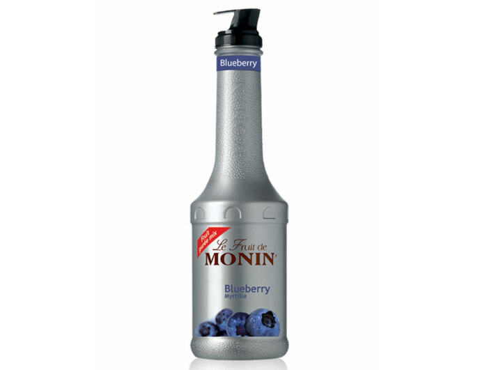 Mứt sệt Việt quất nghiền Monin Puree - chai 1L 1 Mut set viet quat Monin Puree Blueberry chai 1L