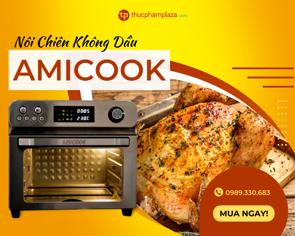 Nồi chiên không dầu Amicook Thực Phẩm Plaza large