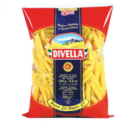 Nui ống tre vát Divella Penne số 27 - gói 500g 1 Nui ong tre vat Divella Penne so 27 goi 500g