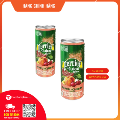 Nước đào và cherry có ga Perrier 250ml 2 Nuoc dao va cherry co ga Perrier 250ml web medium