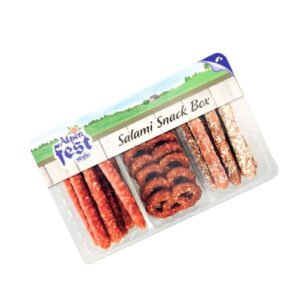 Salami Snack Box khay lếu láo phù hợp 3 loại hiệu Alpenfest - khay 200g