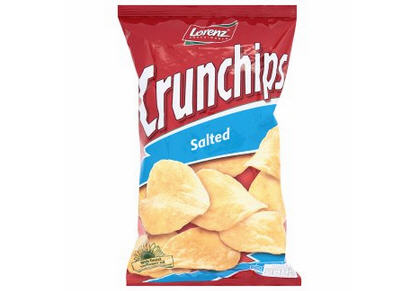 Snack khoai tây Lorenz Crunchips vị muối 100g 1 Snack khoai tay chien Lorenz Crunchips Salted 100g