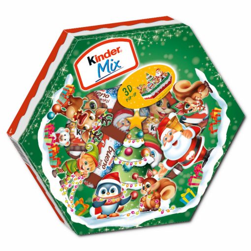 Socola Kinder Mix 3D Pop up welhnachtsteller 143g