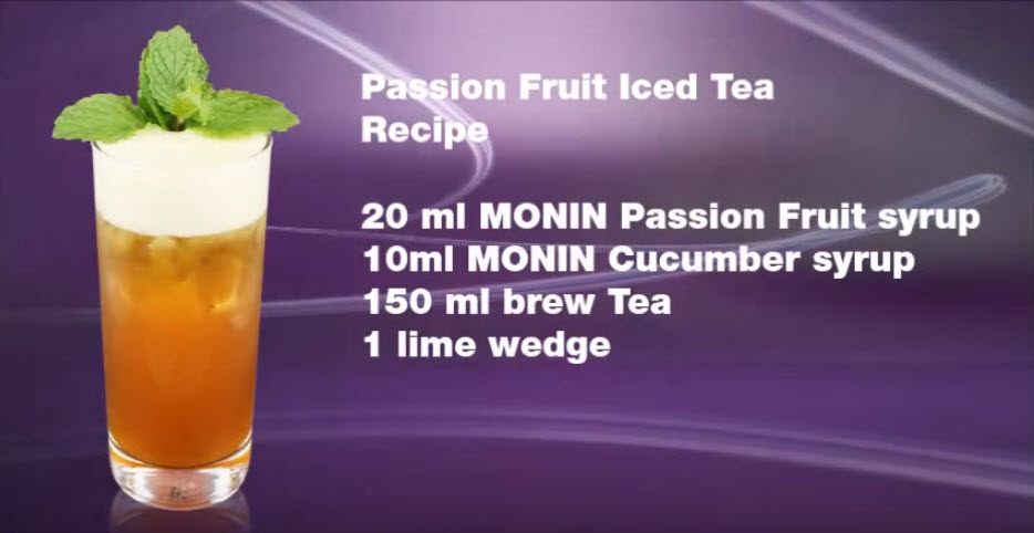 Hướng dẫn cách làm trà đá với Monin Passion Fruit 1 Tra da chanh leo large