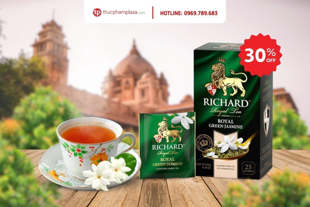 Trà xanh nhài Jasmine Green Tea hiệu Richard Royal