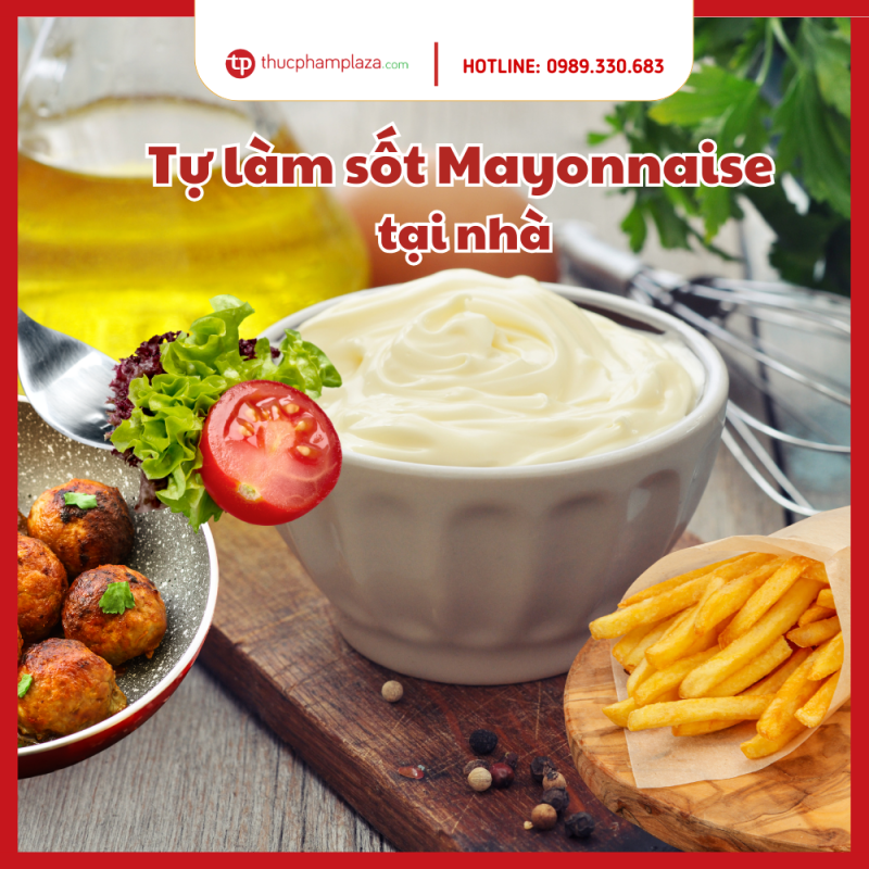 Công thức làm sốt Mayonnaise đơn giản tại nhà 1 Tu lam sot Mayonaise tai nha 1 large