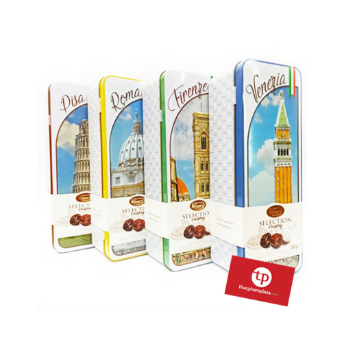 Sôcôla nhân kem hạt dẻ hiệu Witor's - hộp thiếc 250g 1 Witors assorted milk 250g