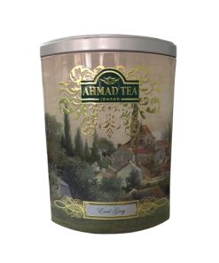 Trà Bá tước Earl Grey Ahmad - hộp thiếc bầu dục Cao 100g 3 ah ba tuoc hop thiec