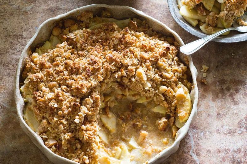 Bí quyết giúp bánh Apple crumble giòn tan, thơm ngon 5 apple crumble
