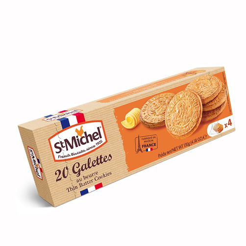 Bánh quy bơ St Michel 20 Galettes "Thin Butter" - hộp 130g 1 banh st michel 20 galettes