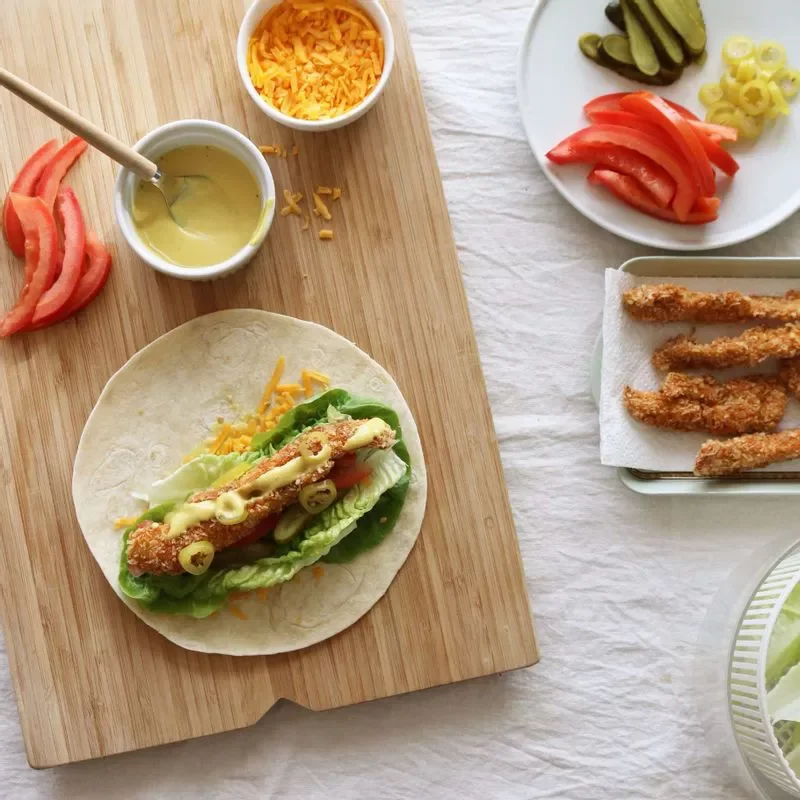 Tortilla món ngon dễ làm ăn sáng, trưa hay bữa tối đều hợp 5 banh tortilla ga cuon 5 large