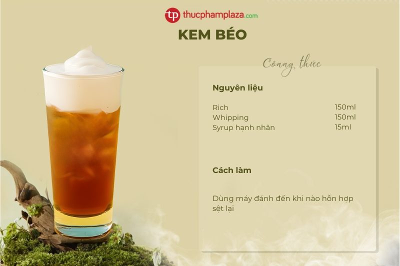 Bí Quyết Làm Kem Béo Mịn Đặc Chuẩn Vị 1 Kem béo