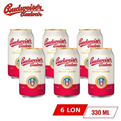 bia bud 6 lon medium