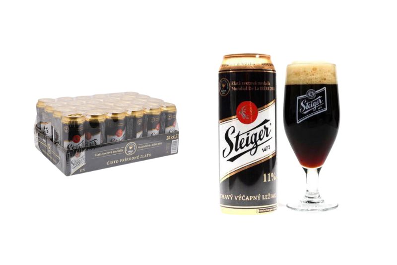 Bia Steiger đen 11% Dark Lager - lon cao 50cl 4 Bia Steiger đen 11% Dark Lager lon cao 50cl