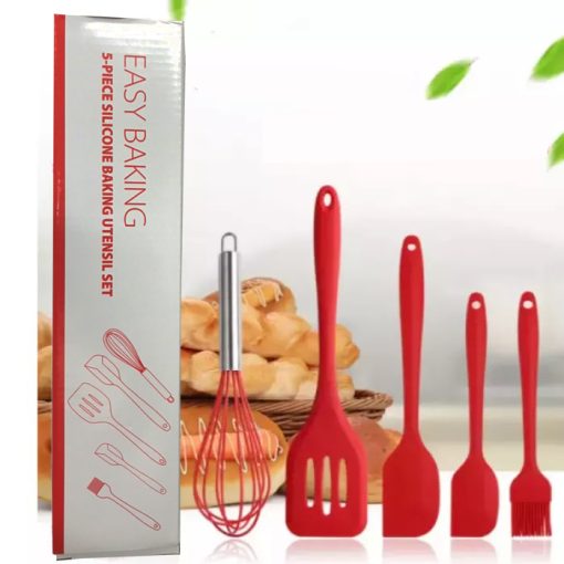 Bộ 5 dụng cụ làm bánh Silicone Baking Utensil Set