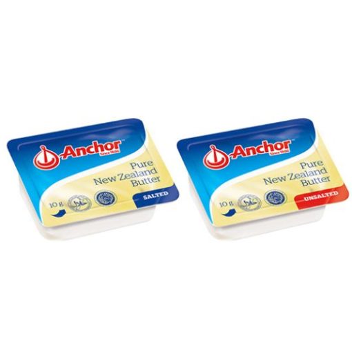 Bơ nhạt New Zealand hiệu Anchor – nguyên vỉ 100g/10 hộp nhỏ