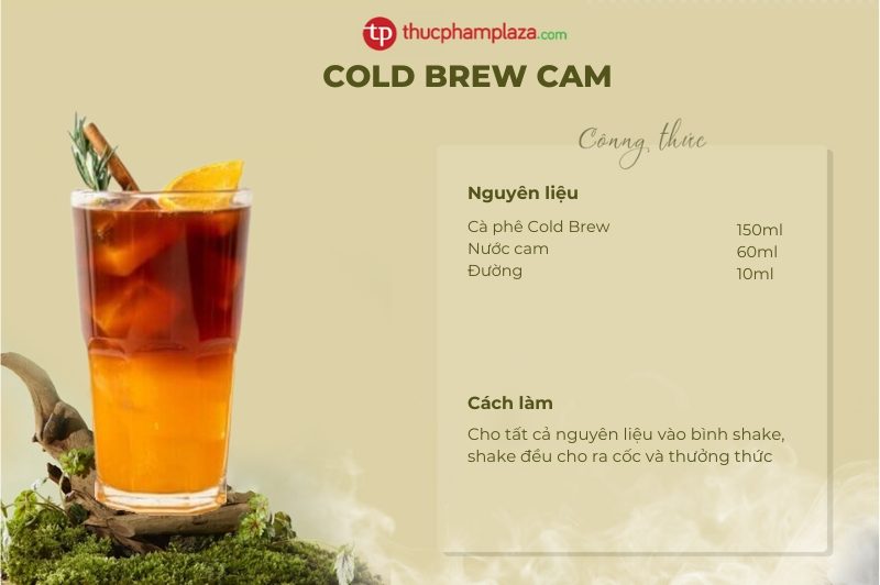Bỏ Túi Công Thức Pha Chế Cold Brew Cam 1 cold brew cam