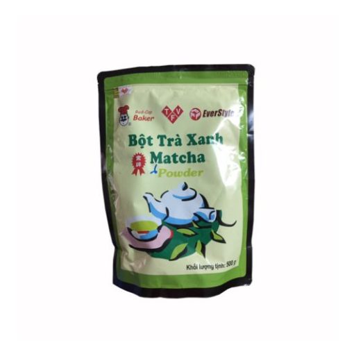 Bột trà xanh matcha hương nhài Red-Cap Baker – túi 500g 5 Bột trà xanh matcha được sản xuất với chất lượng đảm bảo