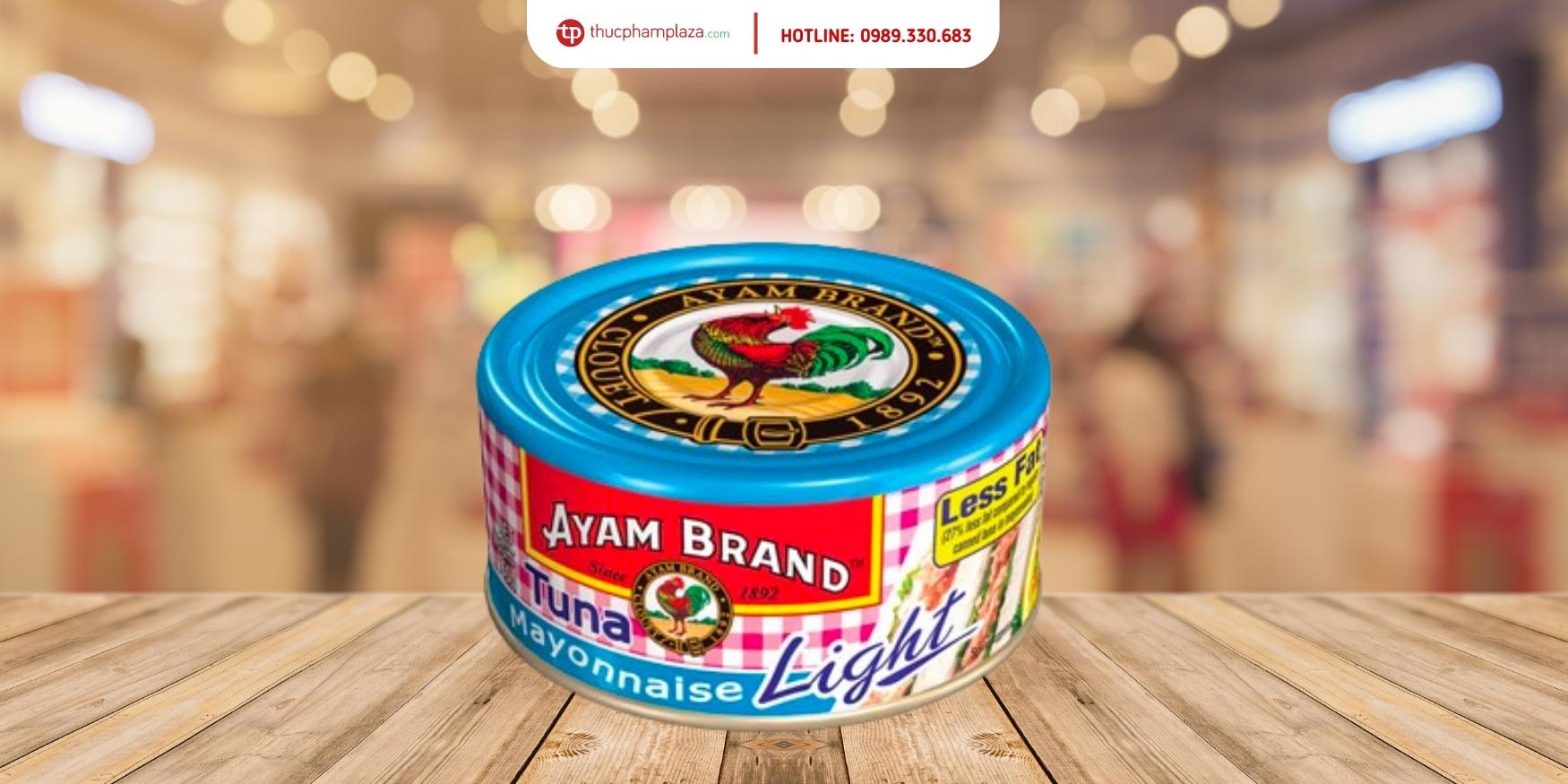 Cá ngừ Ayam Brand: xốt mayonnaise