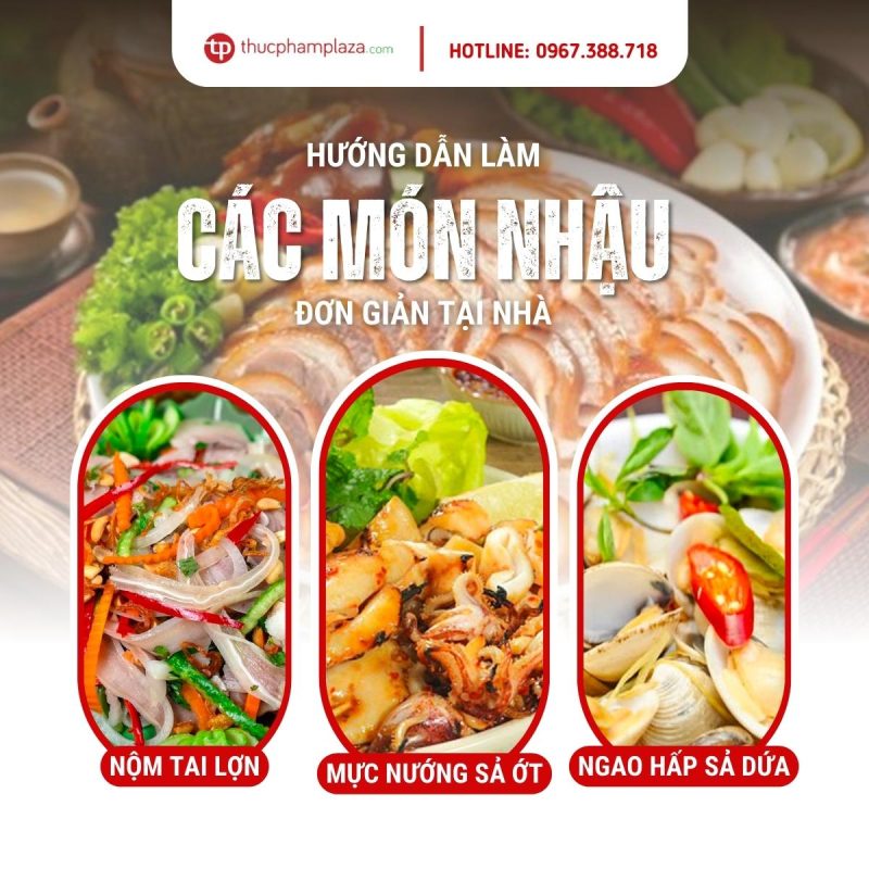 Hướng dẫn cách làm các món nhậu đơn giản, hấp dẫn tại nhà 1 cac mon nhau large