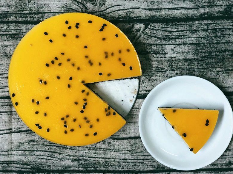 cach lam banh Passion Cheesecake large