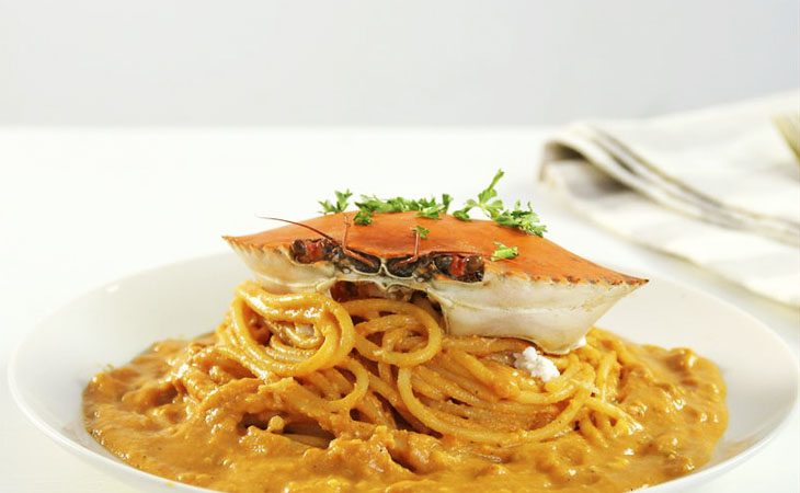 Công thức mì Ý cua sốt kem phô mai ngon không thể cưỡng lại 1 cach lam mon mi y cua thom ngon don gian dam da 10 large