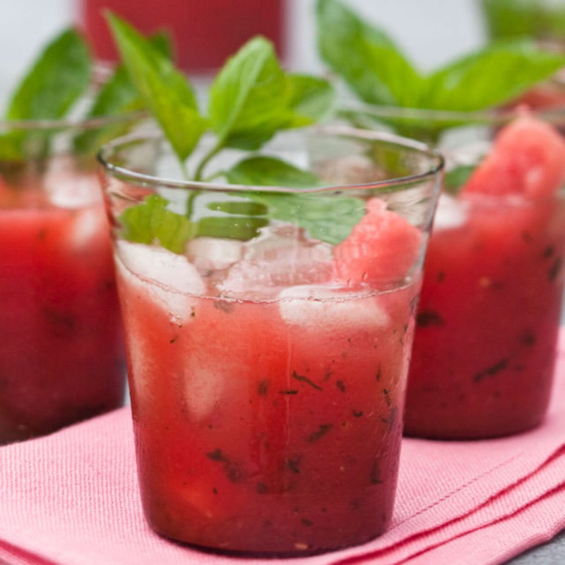 trà dưa hấu bạc hà