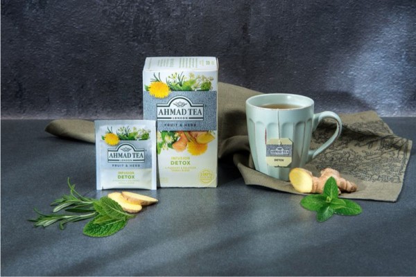 Trà AHMAD Detox giải độc cơ thể - hộp 40g/ 20 túi lọc 9 Cách pha chế trà