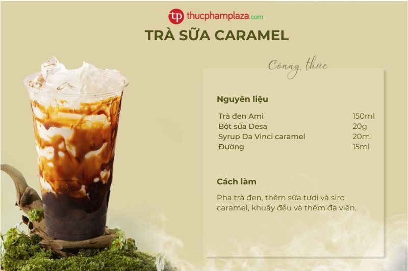 trà sữa caramel