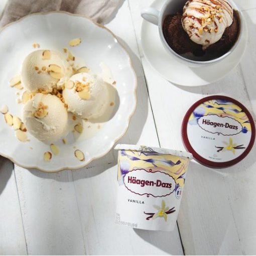 Kem Häagen-Dazs vị Vani hộp vừa 473ml