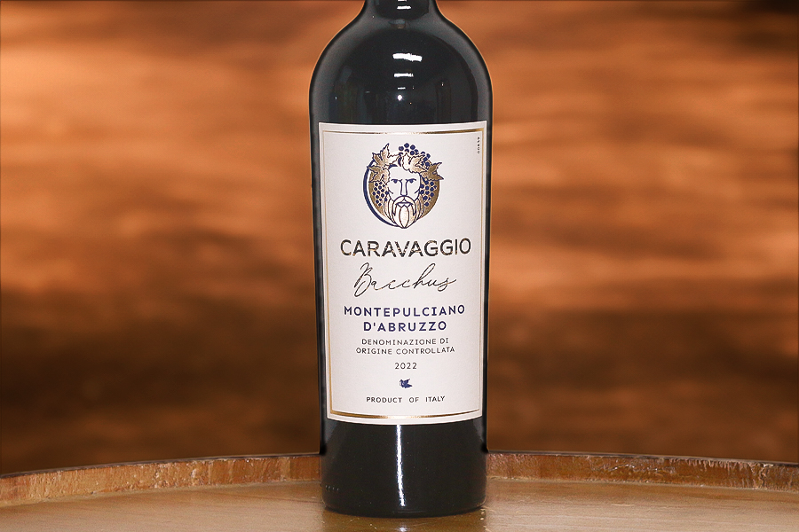 Vang đỏ CARAVAGGIO Montepulciano 14% - 75cl (Ý) 2 caravaggio bacchus montepulciano dabruzzo 2