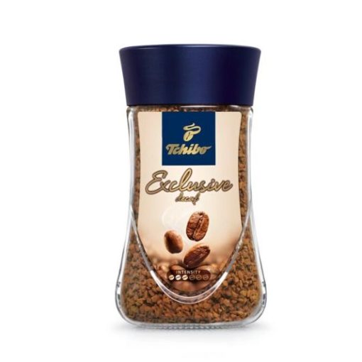Cà phê hòa tan Tchibo Exclusive tách Cafein "DECAF" - lọ 100g 5 cf hoa tan tchibo exclusive tach cafein decaf 1
