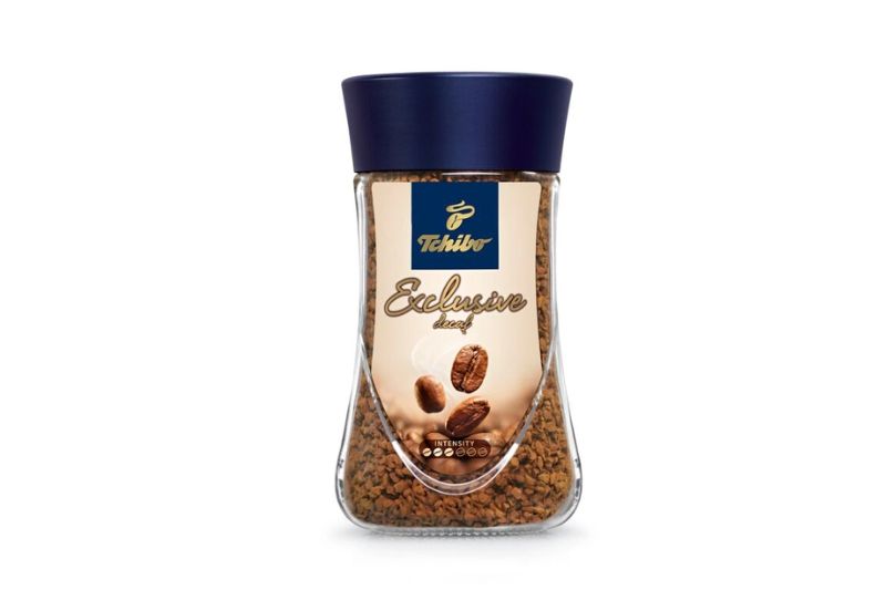 Cà phê hòa tan Tchibo Exclusive tách Cafein "DECAF" - lọ 100g 2 cf hoa tan tchibo exclusive tach cafein decaf 1