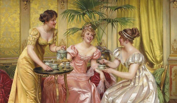 charles joseph frederic soulacroix afternoon tea for three large