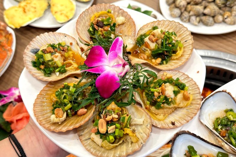 Các món ăn thơm ngon đơn giản chế biến bằng sò điệp 4 sò điệp