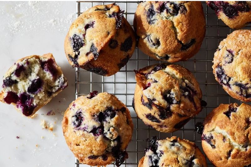 Công Thức Blueberry Muffin Đơn Giản Cho Người Mới Bắt Đầu 2 blueberry muffin