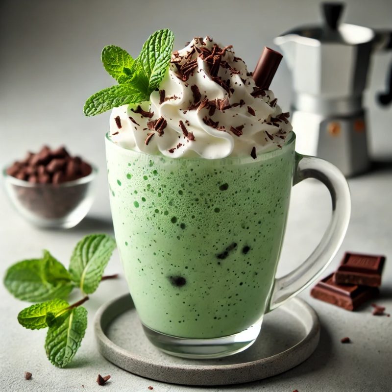 mint choco frappe