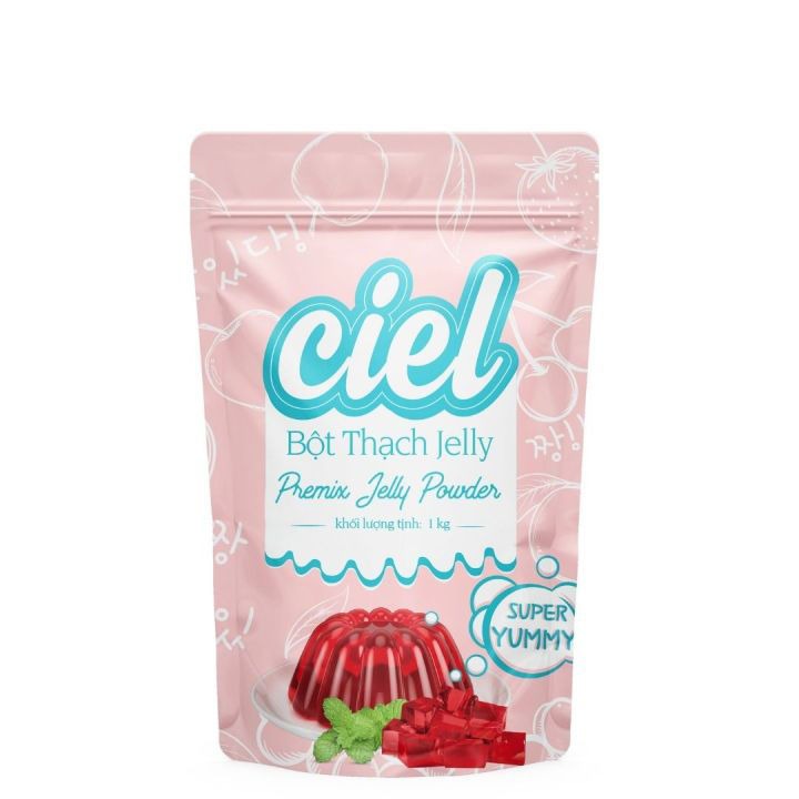 Bột thạch jelly hiệu CIEL - túi 1kg 1