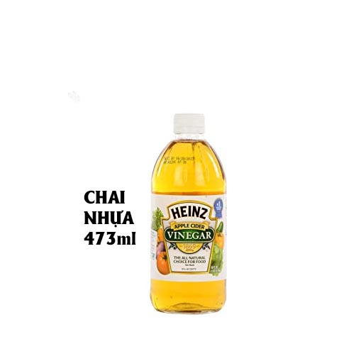 Dấm táo (Apple Cider) hiệu HEINZ- chai 473ml chai nhựa 1 dam tao heinz chai nhua 473