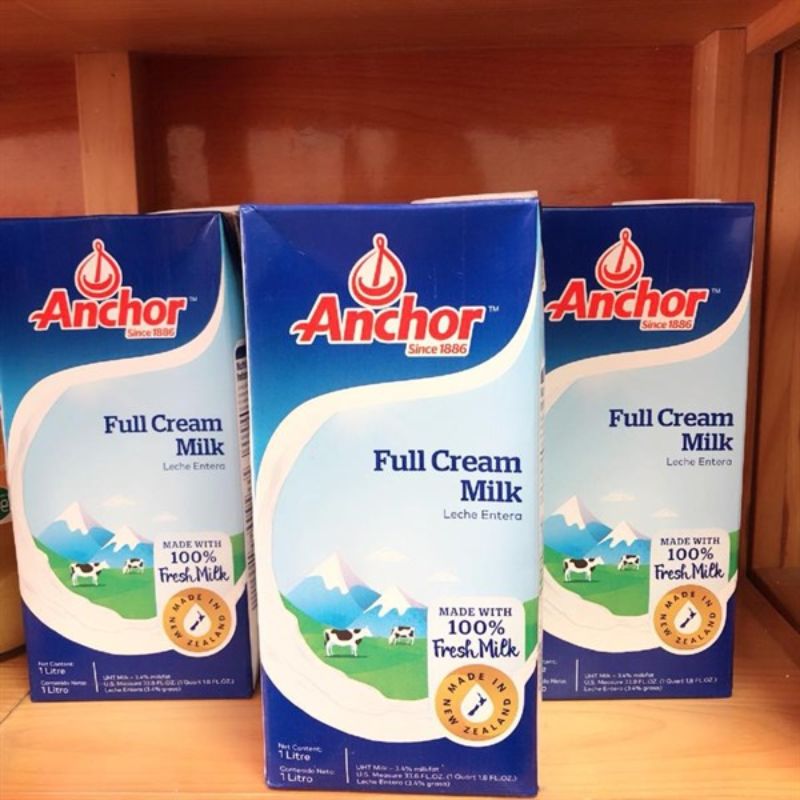 Sữa tươi tiệt trùng Anchor nguyên kem 100% fresh milk - hộp 1L 7 Điểm khác biệt của sản phẩm