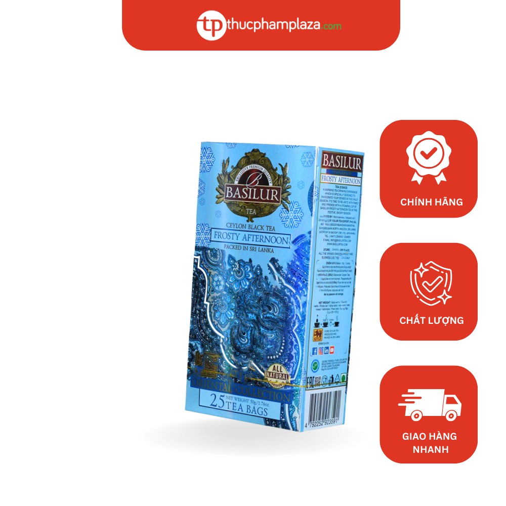 Trà Basilur Oriental Collection Frosty Afternoon 50g 1 forsty basilur
