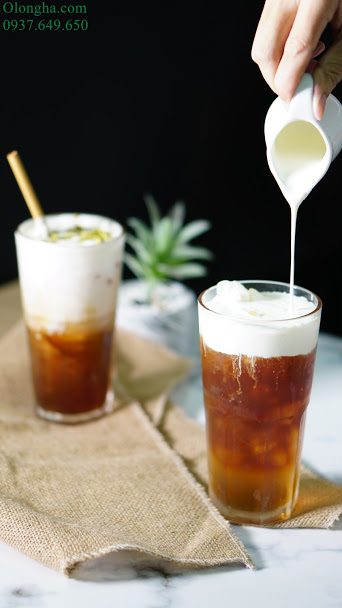 Cách làm Hồng Trà Sữa Kem Cheese siêu ngon! 1 hong tra kem large