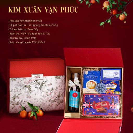 Hộp quà Tết 2025 Kim Xuân Vạn Phúc 02